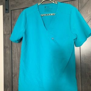 Figs -teal xl - Zamora jogger scrub pants and Catarina one pocket scrub top